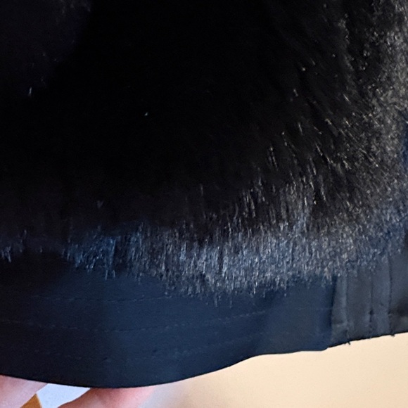 J Brand Black Faux Fur Bomber Jacket - Picture 9 of 16
